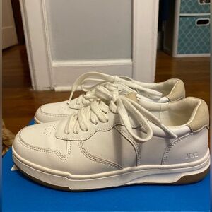 Madewell court sneakers in white leather